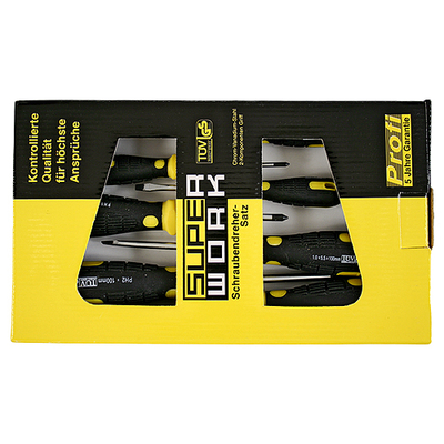Screwdriver set 7 pcs Strend Pro
PL3,5x75, 4x75, 5,5x100, 6,5x150 mm
PH0x75, 1x75, 2x100 mm