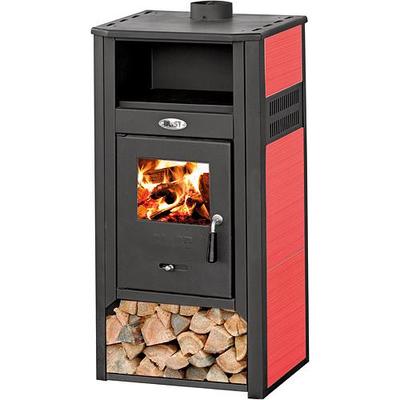 Woodburning stove AMBASADOR LM, 10kW, red