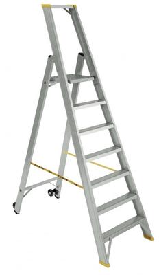 Step-ladder ALVE 9310, 1x10, single sided