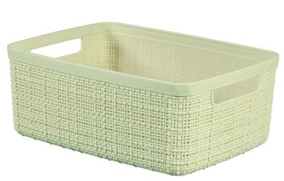 Laundry basket Curver® JUTE S 5L, cream, 27x11x20 cm