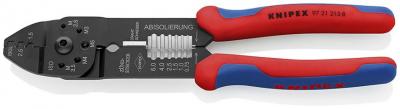 Klieste KNIPEX 97 21 215 B SB, 230 mm, 0.5-2.5mm/AWG 20-14, lisovacie