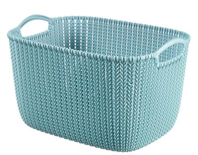 Laundry basket Curver® KNIT 19L, light blue, 40x30x23 cm