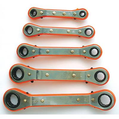 Offset ratchet wrench 5pcs Strend Pro, 6x8, 10x12, 11x13, 14x17, 19x21mm