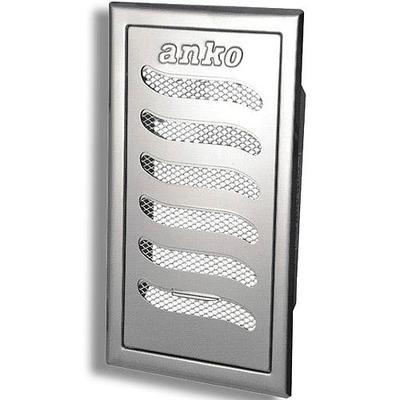 Air grating Anko IN3.6 125x215 mm, Inox