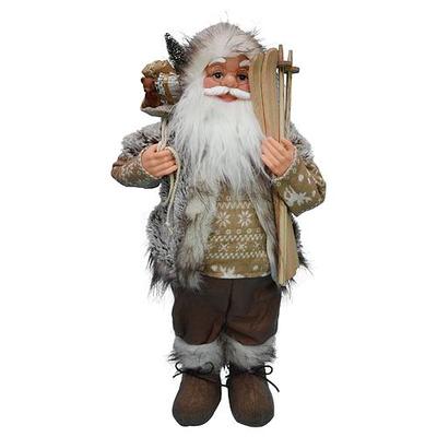 Christmas decoration XmC73, Santa, brown, 60 cm