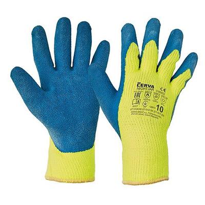 Gloves NIGHTJAR 10, half dipped Latex/akryl