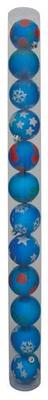 Decorations Xmas N4B 6012, 12 pcs, M021 blue
