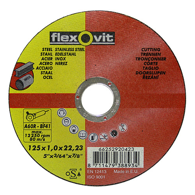 Cutting disc flexOvit 20426 180x1,6 A46R-BF41 steel, inox