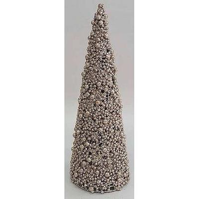 Christmas decoration TreeCone30.Champagne, Berries, 30 cm