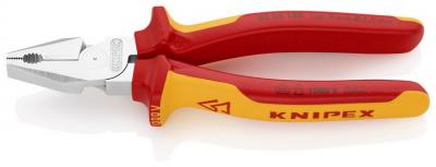 Klieste KNIPEX 02 06 180 SB, 180 mm, silove, kombinovane, VDE