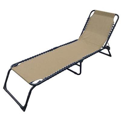 Sunbed GRENADA, 190x60x24 cm, brown