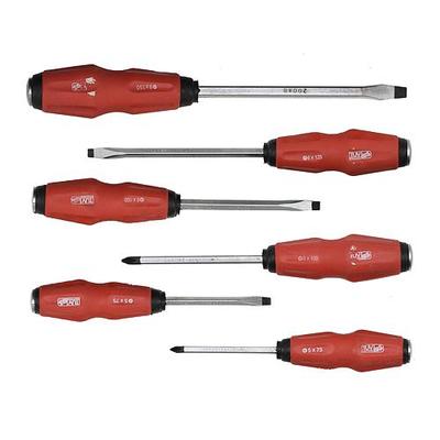 Screwdriver set  6pcs
 Strend Pro (-) 5x75, 6x100, 6x125, 8x150
(+) PH1x75, PH2x100