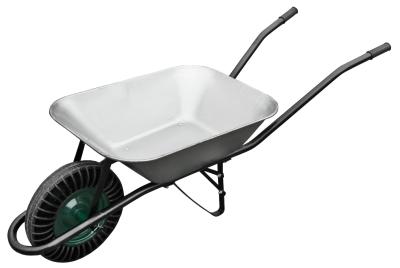 Wheelbarrow Cargo85, Bantam wheel, galvanized, 85 L tray (disassembled)