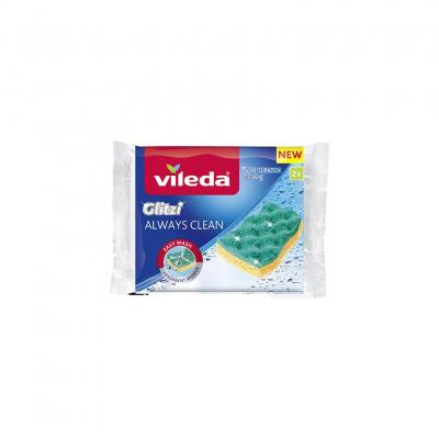 Sponge Vileda Glitzi Always Clean, viscous, pack. 2 pcs