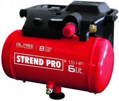 2.TRIEDA Kompresor Strend Pro BOF1506, bezolejový, 1,1 kW, 6 lit.