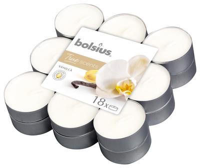 Candles bolsius Tealight True Scents, vanilla, bal. 18 pcs