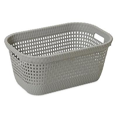 Laundry basket DEAhome Rattan 45 lit warm grey