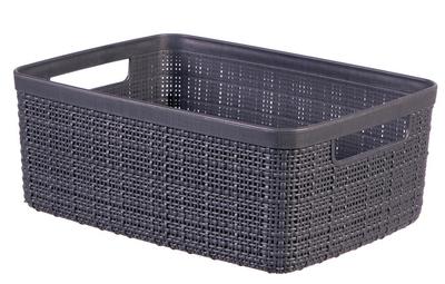 Laundry basket Curver® JUTE M 12L, brown, 36x15x28 cm
