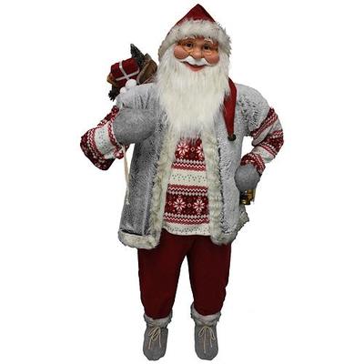Christmas decoration XmC60, Santa with vest, 150 cm