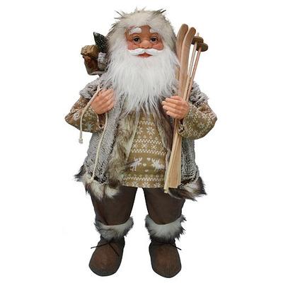 Christmas decoration XmC73, Santa, brown, 80 cm