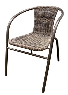 Chair LEQ NESTA, rattan brown, for set 802412