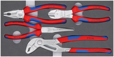 Sada kliesti KNIPEX 00 20 01 V17, v pene, 4 dielna