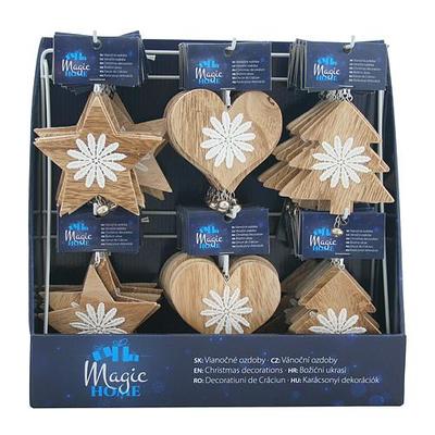 Christmas decorations MagicHome, 3 types, Sellbox 72 pcs