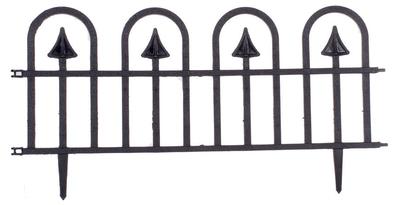Garden fence Strend Pro F7009, 60x30 cm, 4 pcs, plastic