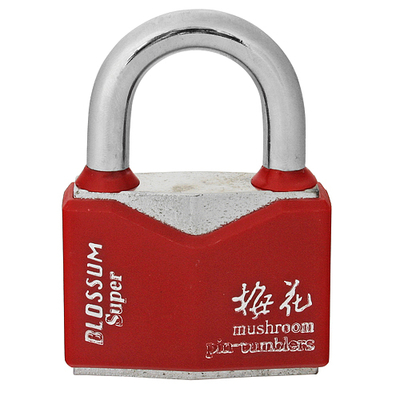 Padlock 50 mm Blossom, antirust, red