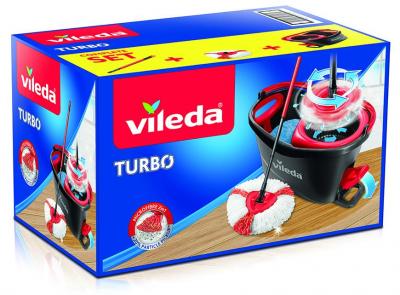 Cleaning set Vileda TURBO rotary mop for floors + bucket