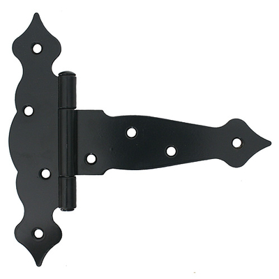 Lace hinges black japanned,without screw 152mm