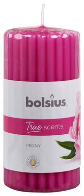 Candle Bolsius Pillar True Scents 120/60 mm, peony
