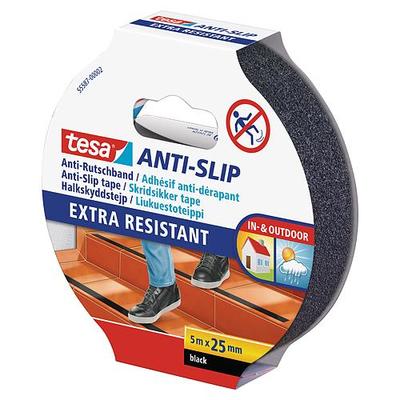 Tape tesa® Anti-slip, black, 25 mm, L-5 m