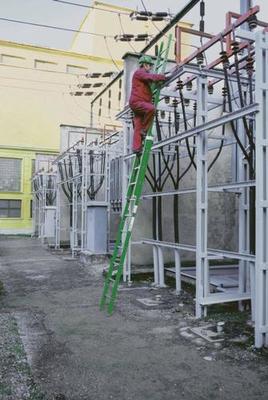 Laminate ladder ALVE 5230, 2x10, telescopic