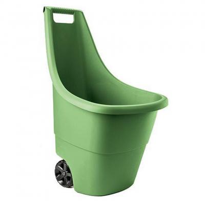 2.TRIEDA Vozík Keter® EASY GO 50 L, 51x56x84 cm, zelený, na záhradný odpad