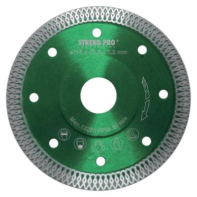 Diamond cutting disc Strend Pro Industrial 115x22.2x1.2 mm, ultra thin