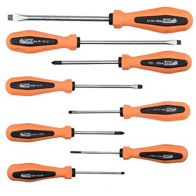 Screwdriver set  8pcs Strend Pro 
(-) 3.5x80, 4x75, 5x100, 6.5x150, 8x150
(+) PH0x75, PH1x75, PH2x10
