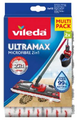Replacement for mop Vileda Ultramax Microfibre 2in1, replacement 2 pcs