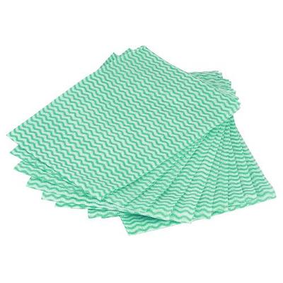 Cloth Cleanic DC0140, green-white, pkg. 10pcs