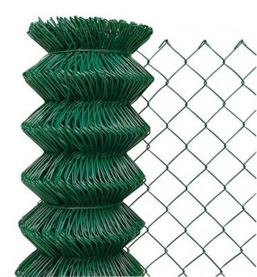 Mesh Strend Pro METALTEC PVC, 50/2000/2.30 mm, pack. 25 m, compact, green, for fence, RAL 6005