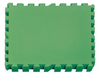 Mat EVA MT510 500x500x10 mm, green, pack. 9 pcs EXTRA STRONG, under the pool