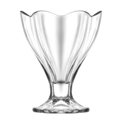 Pohár Lily, LAV, sklenený, na zmrzlinu a dezert, 250 ml, 100x127 mm, bal. 6 ks