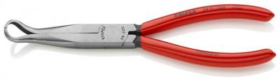Kliešte KNIPEX 38 91 200, 200 mm, polguľaté, zahnuté 45°, zapaľovacie sviečky