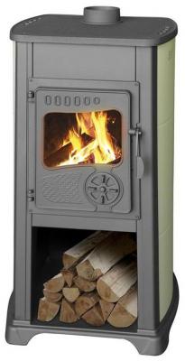 2.TRIEDA Kachle Bella Thalia, béžové, 6,2kW, 120 mm, liatina/šamot