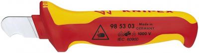 Noz KNIPEX 98 53 03, 170 mm, na odstran. plasta, VDE 1000V