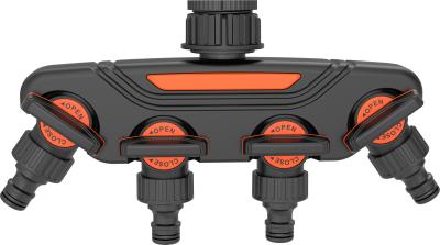 Distributor Strend Pro Garden, coupling, garden, 4-way, with valves
