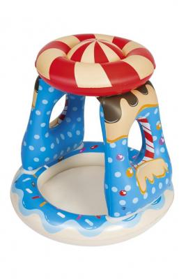 Wading pool Bestway® 52270, Candyville, for kids, inflatable, with canopy, 0,91x0,91x0,89 m