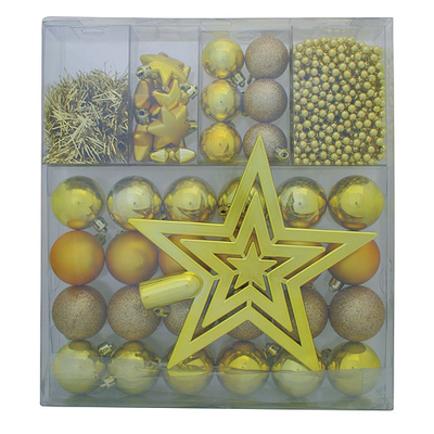 Decorations Xmas N23 5024, 41 pcs, M01 gold