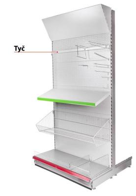 2.TRIEDA Rod Racks H20 1250x20x40x1.5 mm, for heavy tools *L*