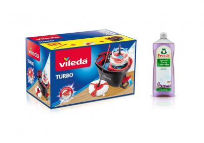 Súprava upratovacia Vileda TURBO mop+vedro 
